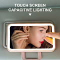 【Special offer】 BLALION Car Sun Visor Makeup Rechargeable Sensor Cosmetic Large Screen Fill Light Car Vanity Interior.