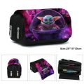 Star Wars Baby Yoda School Pencil Case Box Mandalorian Stationery Store Pen Case High Capacity Kawaii Student School Supplies.