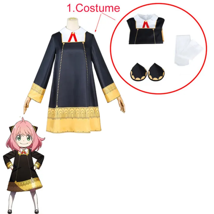 Anime%20SPY%20FAMILY%20Anya%20Forger%20Cosplay%20Costume%20Kids%20Anya%20Kawaii%20Black%20Dress%20Party%20Clothes%20Wig%20Plush%20Toys%20Halloween%20Women%20Girl%20-%20Image%207