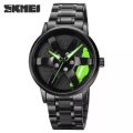 SKMEI 1787(Copy) Wheels Fashion Watch for Men White - Watch For Men by SN Watch. 