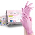 Pink Nitrile Gloves 100PCS Disposable Latex Free Vinyl Gloves Industrial Grade Kitchen Cooking Food Prep Cleaning Working Gloves. 
