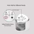 Tenwin New Two-hole Electric Automatic Pencil Sharpener Switch Pencil Sharpener Home Office School Supplies Stationery Art. 