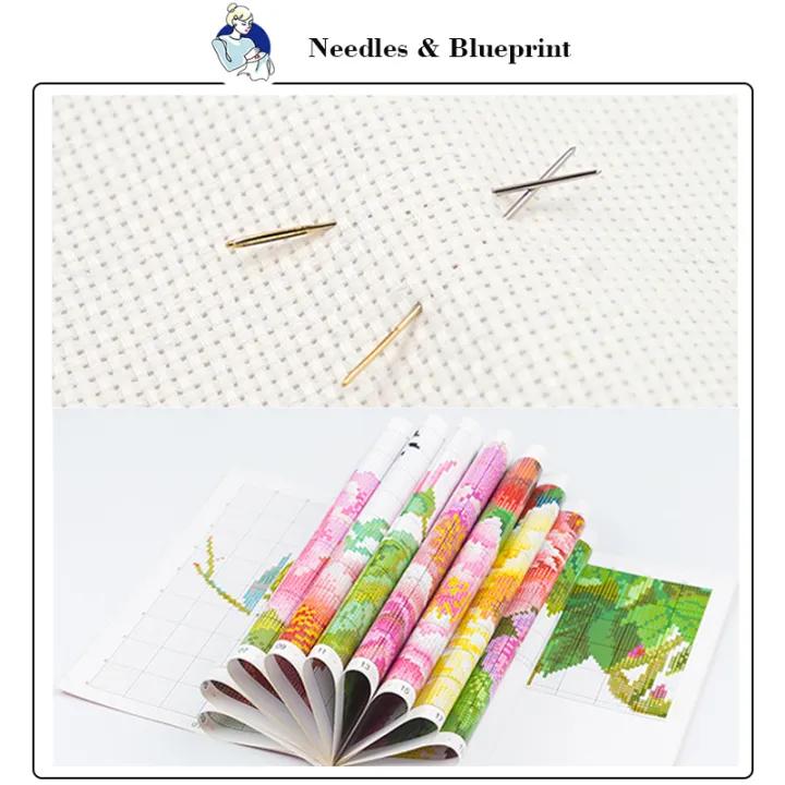 JoySunday%20Cups%20Painting%20Print%20Stamped%20Cross%20Stitch%20Kits%20Aida%20Fabric%2016CT%2014CT%2011CT%20DIY%20Folk%20Craft%20Needle%20Handmade%20Embroidery%20Set%20MuXiaRe%20-%20Image%206