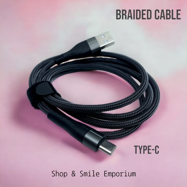 High Quality Type-C Cable With Braided Rope MOXX MDC-10.