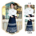 Ma Mian Skirt for Girls Spring and Autumn Children's Hanfu 2024 New Set Summer Little Girl Chinese Style Antique. 
