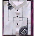 Hand Paint Punjabi For Man New Khadi Panjabi Collection For Men New Exclusive Collection For Men 2022 Hand Painted New Special Panjabi For Man Hand Painted Fabric Design On Punjabi New Panjabi Puja Collection 2021 - কাপল ড্রেস শাড়ি.
