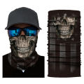 One piece dropshipping AliExpress face mask printing pattern camouflage skull print foreign trade bib neck windproof cloth masked scarf.