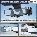 360° Rotatable Car Phone Holder Rearview Mount Cradle Navigation Bracket Retractable Car Stand. 
