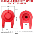 Toilet Flapper Replacement Kit Accessories Universal Toilet Plug Flapper for 2Inch Flush Valve, Water Saving.