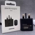 Samsung (25W) Super Fast Charging Pd Adapter Usb-C With Cable - Fast Charger.