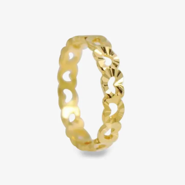 Golden%20Color%20Notched%20Finger%20Ring%20For%20Women%20-%20Finger%20Ring%202pcs%20-%20Image%202