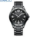 CRRJU 5003  Stainless Steel Simple Fashion Date Analog  Wrist Watch For Men. 