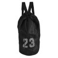 Basketball Football Soccer Training Exercising Mesh Backpack Shoulder Drawstring Bag.