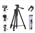 Aluminum Tripod Stand 3366 For Mobile and DSLR Camera. 