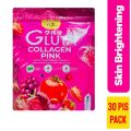 Manee Gluta Collagen Pink Juice – 30 Sachets, 1 Pack, Skin Brightening & Beauty Drink. 