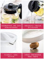 Cold Water Bottle Large Capacity Glass High Temperature Resistant Cold Boiled Water Water Cup Teapot Set Household Juice Jug Heat-Resistant Cold Water Pot.