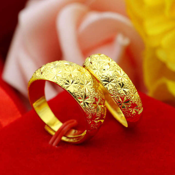 Male and female pure brass gold-plated jewelry with thickened gold - Main Image