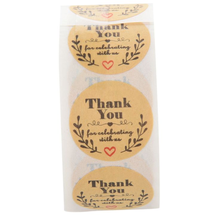 500%20Thank%20You%20Scrapbooking%20Label%20Adhesive%20Sticker%20Kraft%20Round%20Labels%208x5x4cm%20-%20Image%208