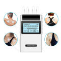 Migeet TENS EMS Muscle Stimulator 15 Modes & 4 Outputs 8 Pads for Natural Pain Relief Electric Pulse Impulse Mini Massager Machine Portable electrotherapy Machine. 
