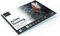 BRUSTRO Artist Drawing Glued Pad, 200 Gsm, A4-24 Sheets.