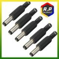 5PCS 5.5mm X 2.5mm Male Jack DC Power Plug Socket Jack Adapter Adaptor Connector. 