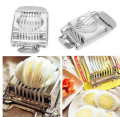 High Stainless Steel Boiled Egg Slicer Section Cutter Mushroom Kitchen Chopper. 