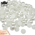 Faux Half Pearl Bead Flat Bk DIY Resin Faux We Pearl. 