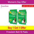 Freedom Sanitary Napkin Belt 10 Pads Buy 1 Get 1 Free. 