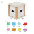 Baby Activity Cube Educational Wooden Activity Center for Activity Coordination Creativity.
