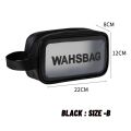 Makeup Storage Bag - Multifunctional Travel Outdoor Makeup Bag- PU Transparent Waterproof Large Capacity Portable Wash Bag.