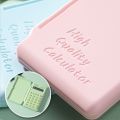 8 Digits Mini Flip Calculator Lightweight Smart Stay Mini Scientific Calculator Candy Color Small Learning Tools. 