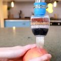 Kitchen Faucet Filter - 6-Layer Activated Carbon Water Saving Purifier. 