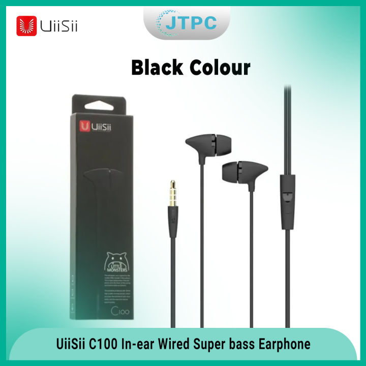 Uiisii C100 Super Bass Stereo In Ear Wired Earphone