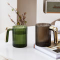 Toothbrushing Cup Household Plastic Toothbrush Cup with Handle Couple Wash Cup Toothbrush Cup Travel Portable Mouthwash Cups. 