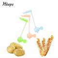 1Pcs Vegetable Fruit Manual Spiral Knife Screw Slicer Cutter Creative Kitchen Gadget Potato Cucumber Carrot Cutter Cooking Tools-3. 