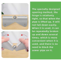 2PCS Gutter Extension Hinge Also Includes Screws Easy DIY Installation on Any Size Rectangle or Square Downspout Durable Easy Install Easy to Use. 