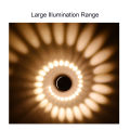 【Wweirdoo】Aluminum Wall Lamp Spiral Light Multi-hole Light Corridor Background Wall Lamp. 