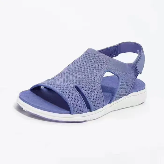 Spot%202021%20Autumn%20Fish%20Head%20Casual%20Velcro%20Fashion%20Sandals%20Flat%20Women's%20Shoes%20Origin%20Source%206%20Color%20Plus%20Size%20-%20Image%208