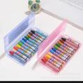 12Pcs Oil Pastels Color Box - Multicolor. 