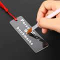15pcs Acrylic Bookmark With Rope Blank Diy Handmade Craft Acrylic Sign Label Yao Store.