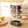Kitchen Spice Storage Box Onion Ginger Garlic Fresh-keeping Box Multi-layer Food Sealing Moisture-proof Packaging Tank Household Bayline.