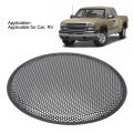 12 Inch Speaker Grill Construction Subwoofer Speaker Circle Cover Easy Installation Sturdy Anti Impact Black for RV. 