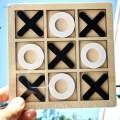 Tic TAC Toe Board Game Family Children Puzzle Brain Teaser for Adults.