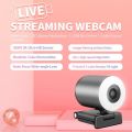 GUCEE HD88-2KAF Webcam, 28 LED Auto Focus HD 1080P 10x Digital Zoom for PC Streaming Conference - Black, EU Plug. 