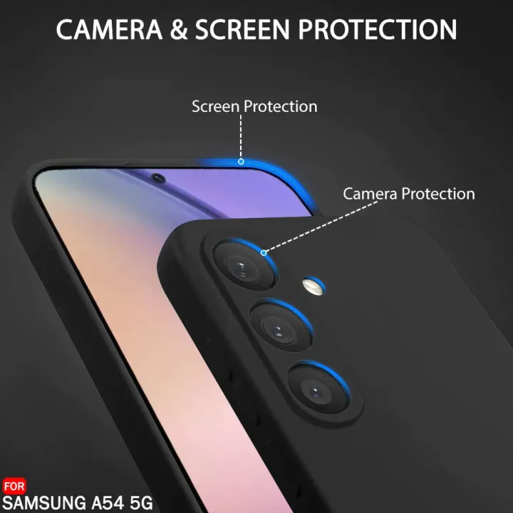 Samsung%20Galaxy%20A54%20Premium%20Silicone%20Matte%20Soft%20Phone%20Case%20-%20Black%20-%20Image%204