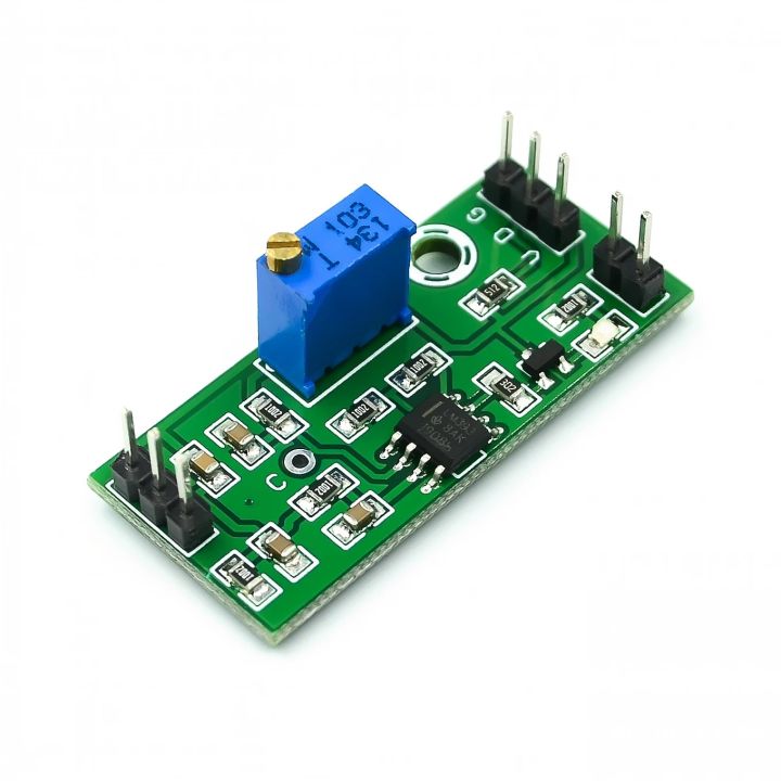 【Hey my home】LM393 Voltage Comparator Module Adjustable High Low Level/Load Drive Dual 4.5-28V High Voltage Module