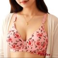 Fashionable Soft and Comfortable Floral Printed Flexible Bra for Women. 