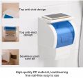 Waterproof Mobile Toilet Paper Holder Tissue Roll Stand Box with Shelf Rack Wall Mount Bathroom Accessory.