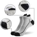 5 Pairs organic cotton men socks thin knit mesh ankle socks summer fitness breathable quick dry short sock for cycling Plus size.