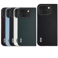 ABEEL Leather Elegant Black Edge Phone Case For Google Pixel 9 Pro Fold.